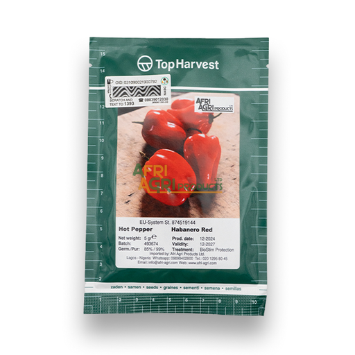 [TT-0367X] Hot Pepper Habanero Red (5g)